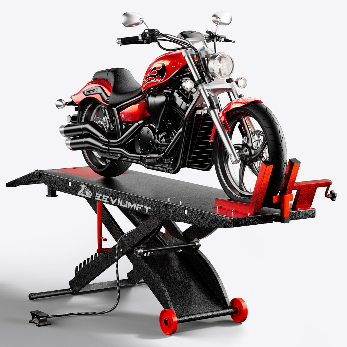 ZEEVIUMFT motorcycle lift in use