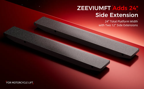 Rampe de table élévatrice pour moto extra-longue de 40 po