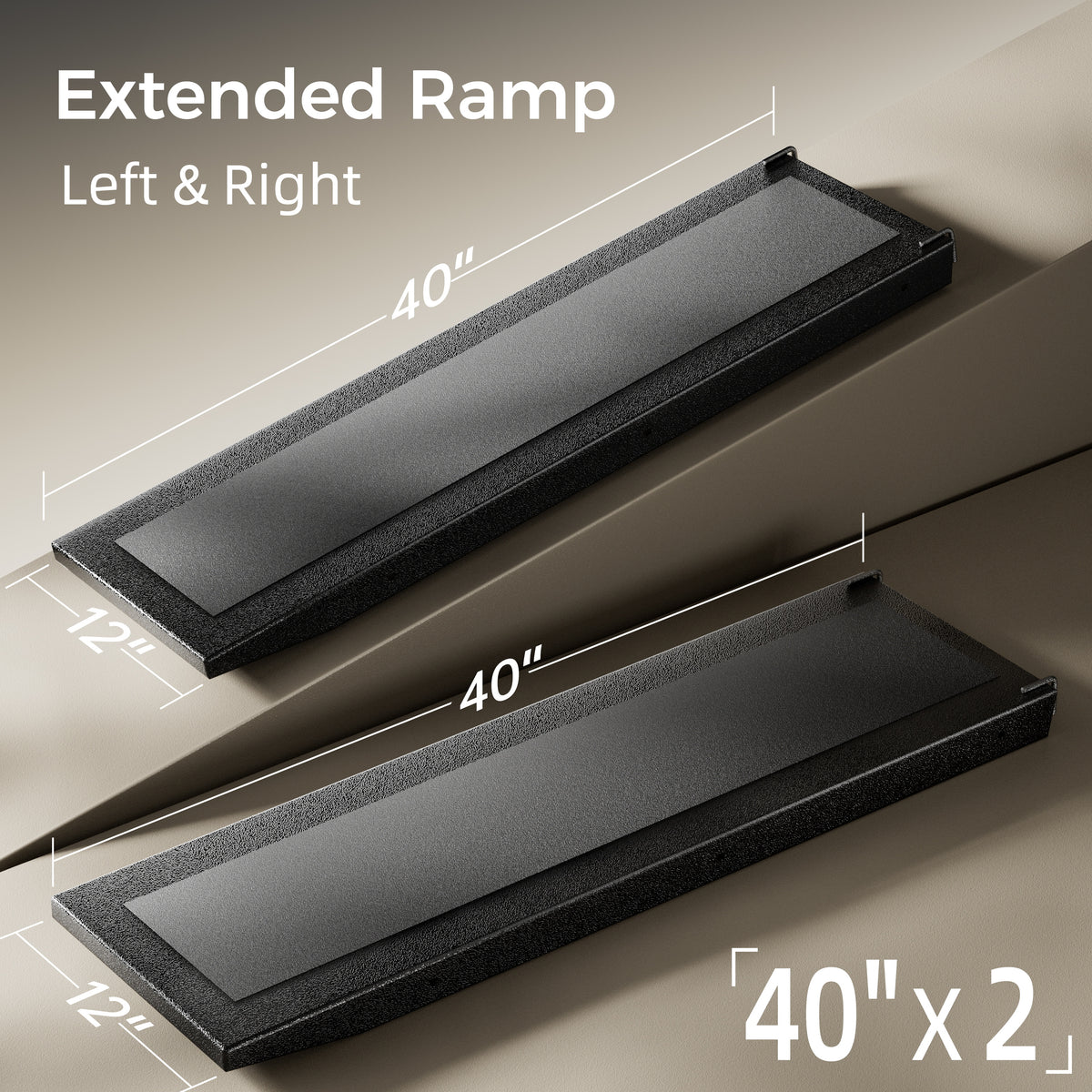 40" Left & Right Ramps