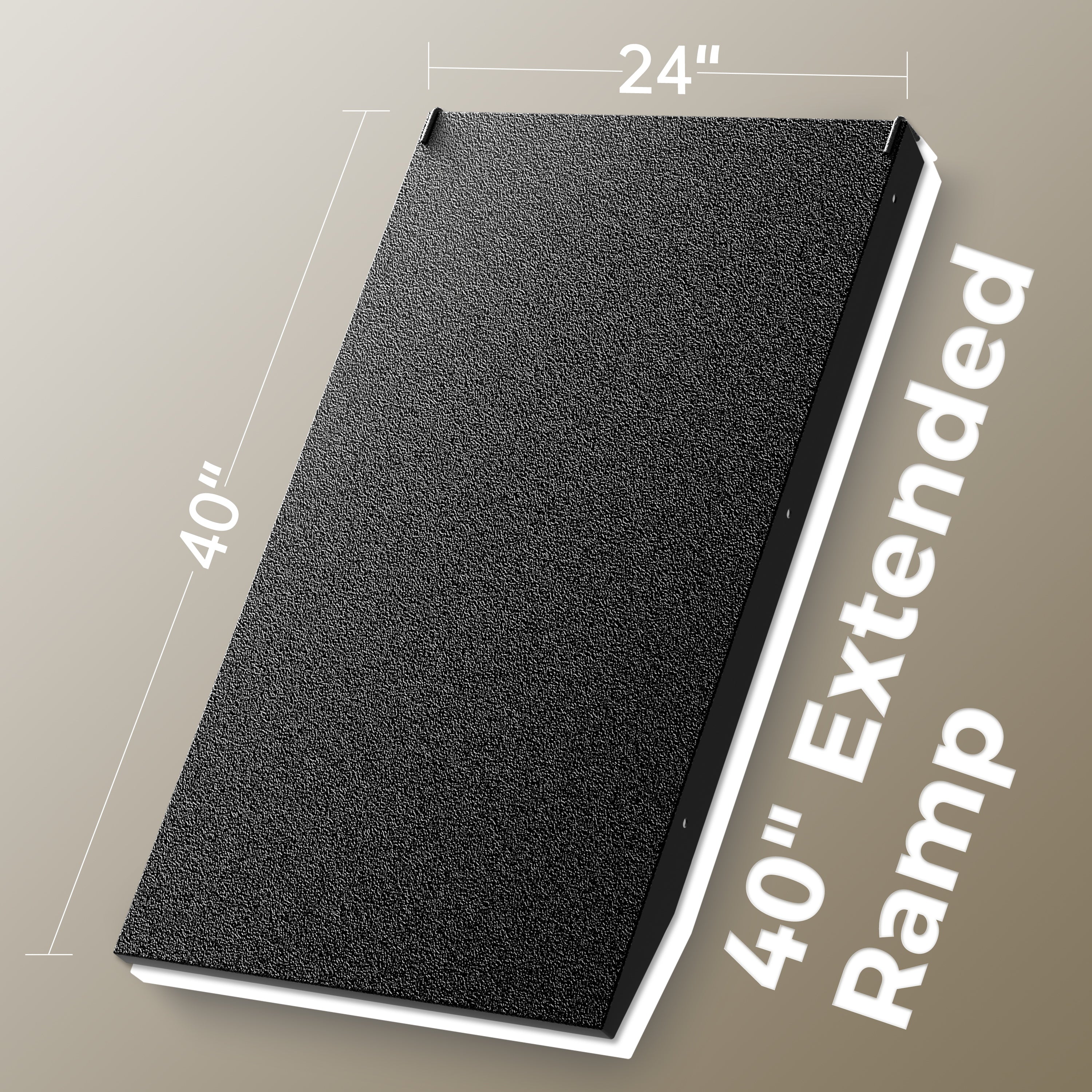 Extra-Long 40" Motorcycle Lift Table Ramp