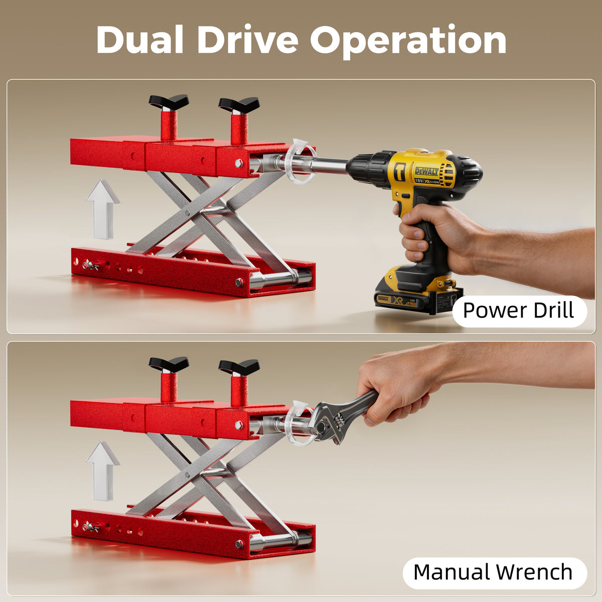 1100 lb Motorcycle Scissor Lift Jack