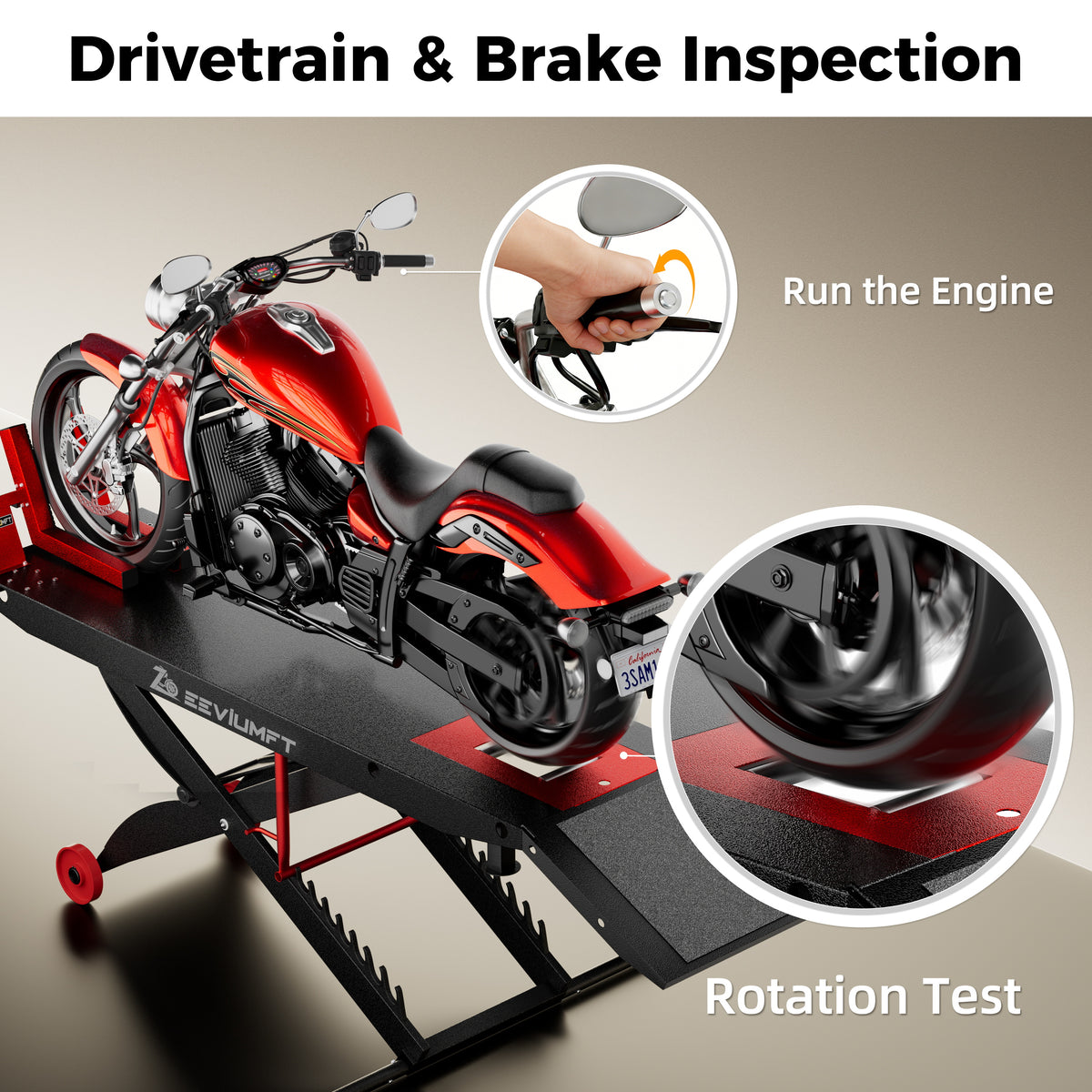 Rear Wheel Roller Plate