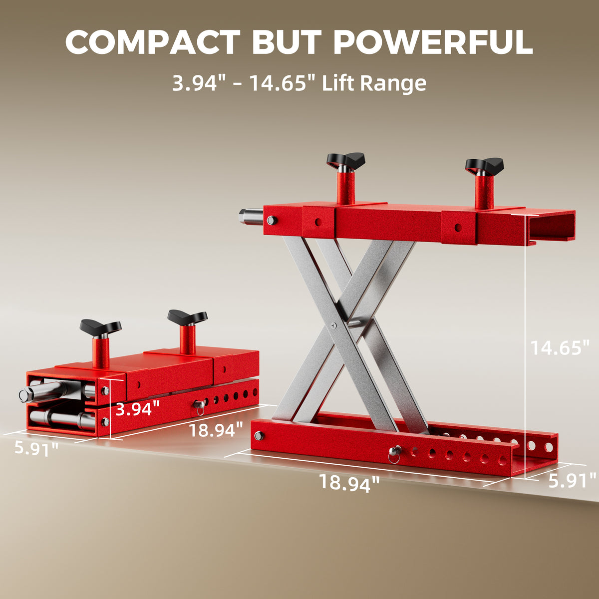 1100 lb Motorcycle Scissor Lift Jack