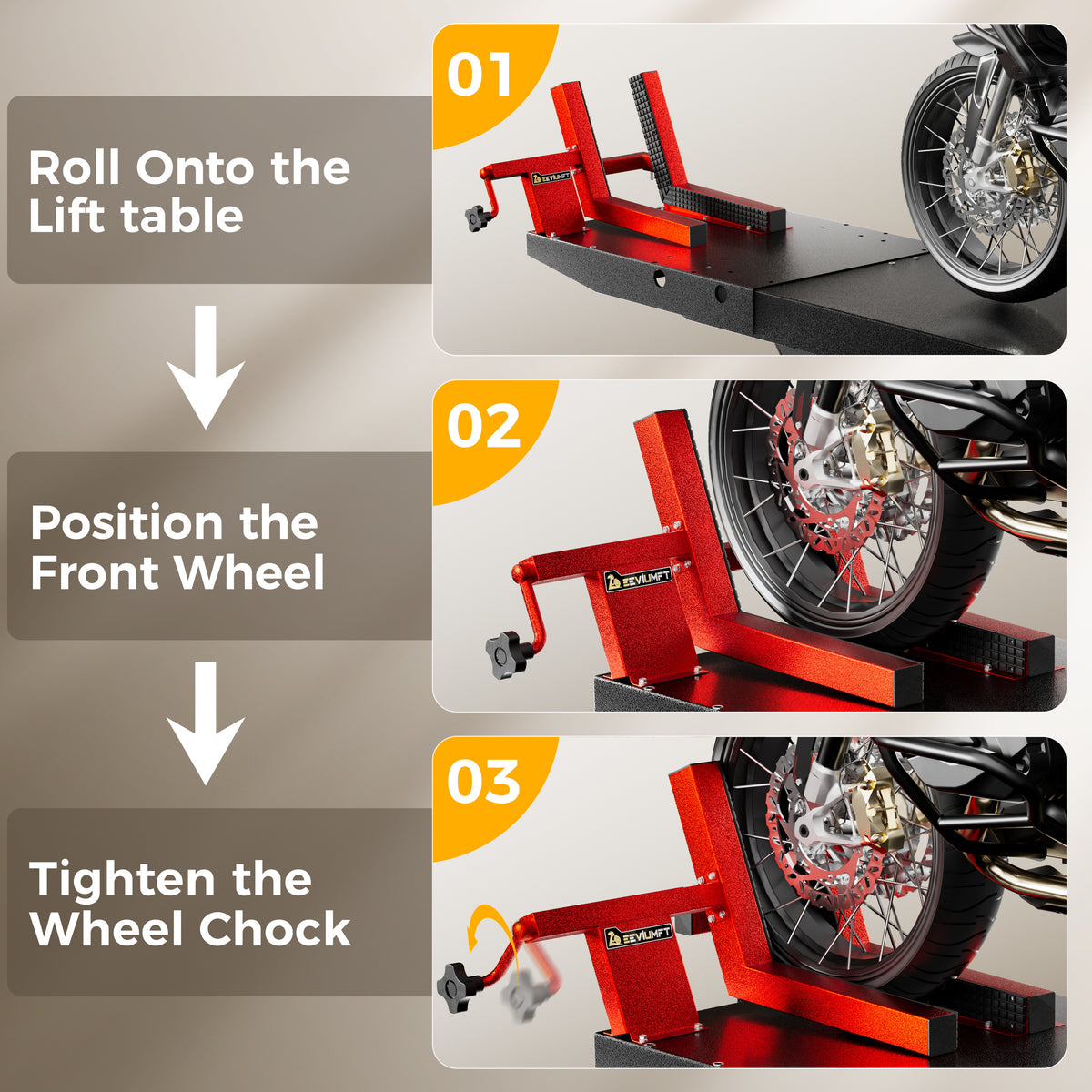 ZEE-Upgraded Front Wheel Vise