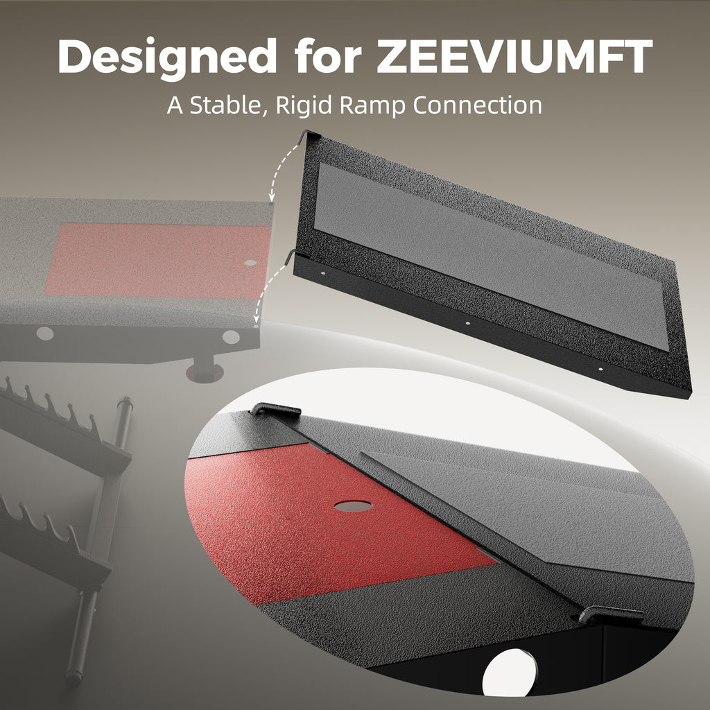 Extra-Long 40" Motorcycle Lift Table Ramp