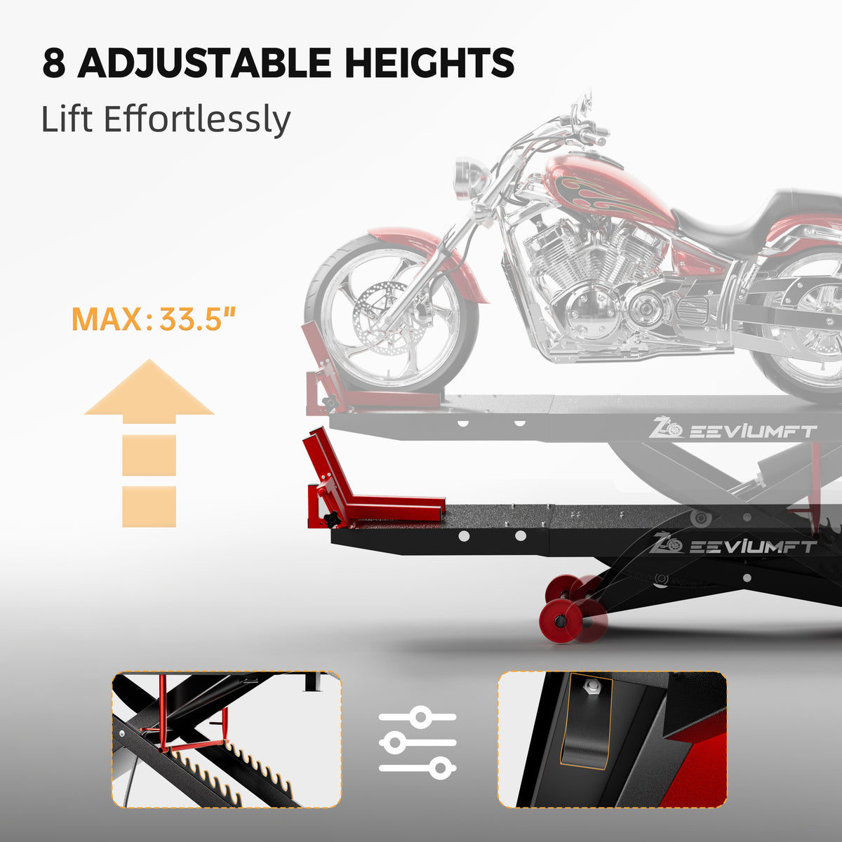 Zee-PROLIFT-48" Édition Plaque à Rouleaux