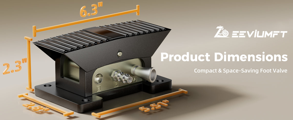 Heavy Duty Pneumatic Foot Pedal Valve