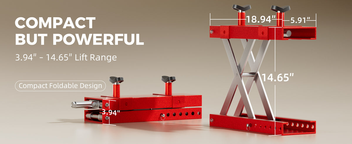 1100 lb Motorcycle Scissor Lift Jack