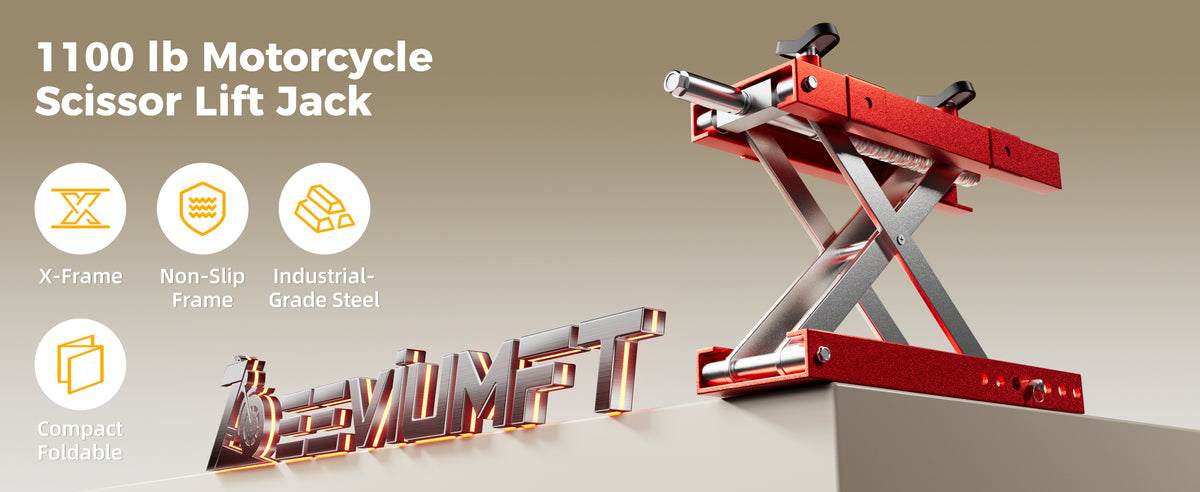 1100 lb Motorcycle Scissor Lift Jack