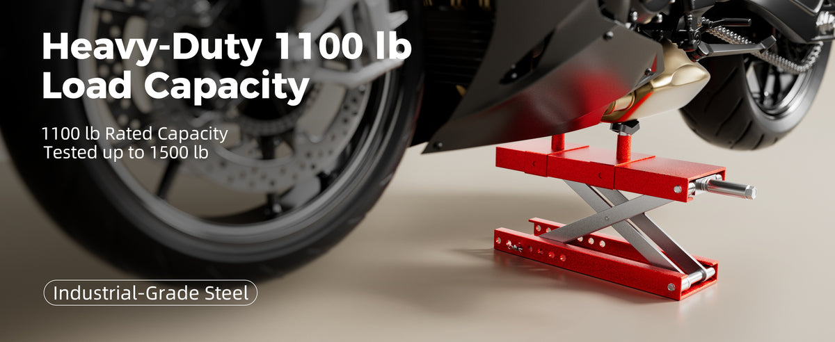 1100 lb Motorcycle Scissor Lift Jack